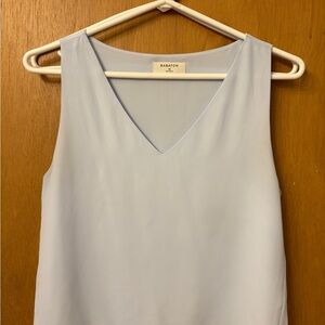 Babaton Soft Blue Murphy Sleeveless Blouse